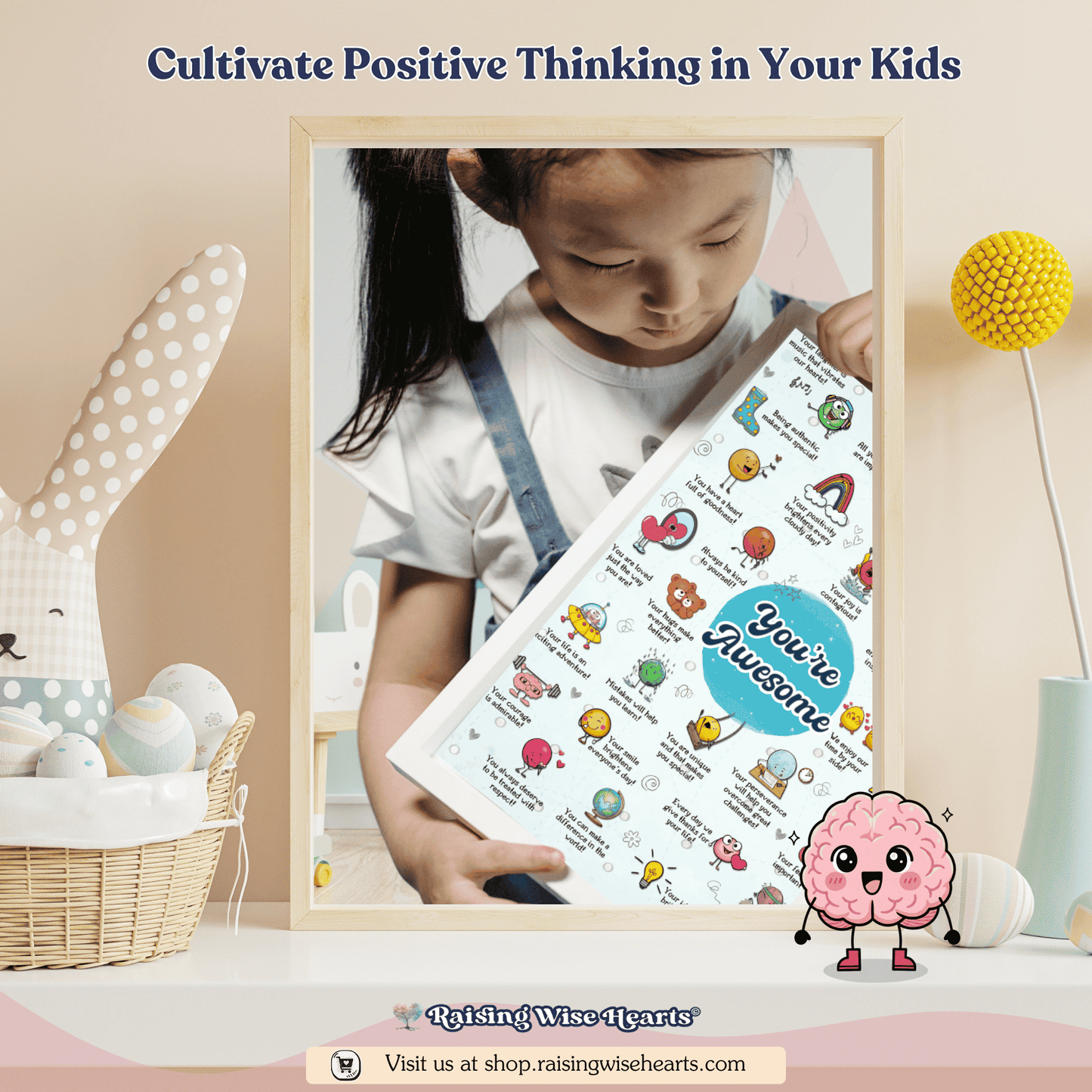 Positive Affirmations for Kids – Confidence & Self-Esteem Kit - Growing Mindset