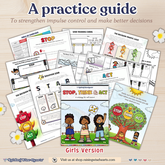 Stop, Think, Act (Star Technique) | Self-control | Self-Regulation | SEL | GIRLS Version