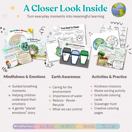 Earth Day Learning Magazine for Kids | Meaningful activities for emotional growth, kindness & real-world awareness