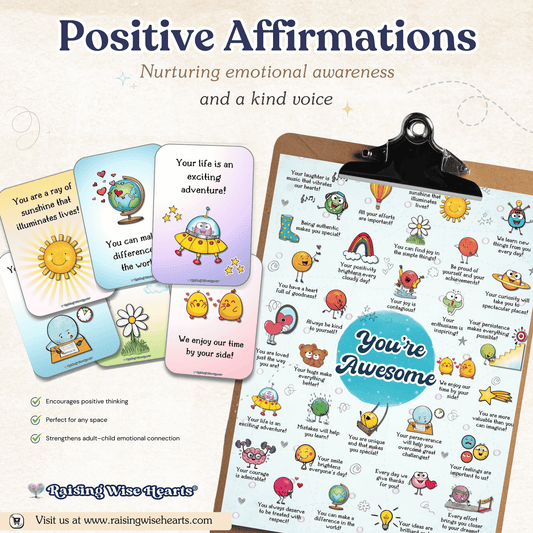 Positive Affirmations for Kids – Confidence & Self-Esteem Kit - Growing Mindset