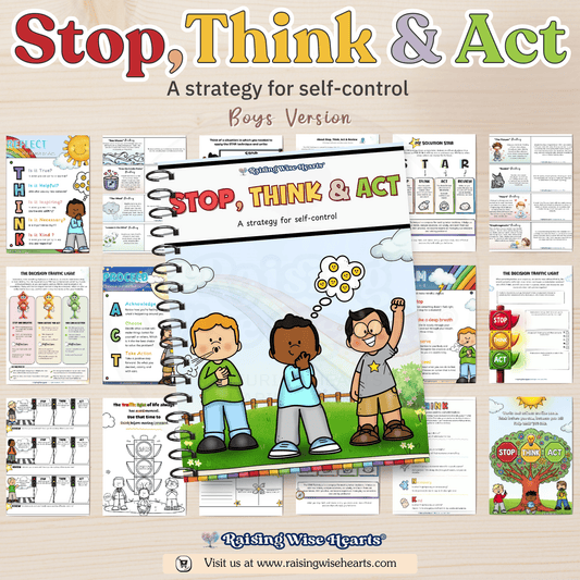 Stop, Think, Act (Star Technique) | Self-control | Self-Regulation | SEL | BOYS Version